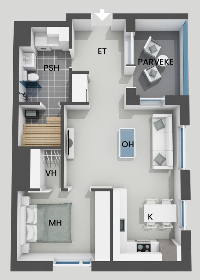 "Kanava" - New 1Br Apartment With Sauna, Balcony & Views, Hosted By 2Ndhomes Tampere Exterior foto